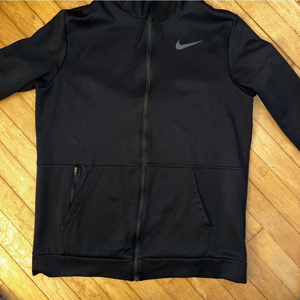 NIKE DRI-FIT ZIP UP - Men's Full-Zip Training Hoodie
Style CU6231-010 - LARGE